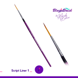 Blazin Brush Script Liner 1