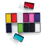 Global Colours. All You Need – Multi Colour Face & BodyArt Refillable FX Palette Sampler 12x 15g