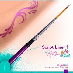 Blazin Brush Script Liner 1