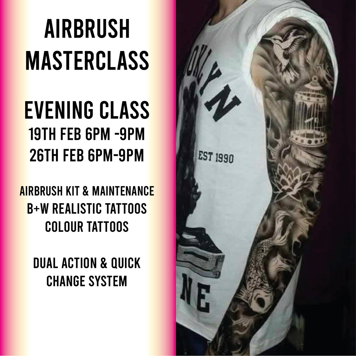 Airbrush Masterclass Evening