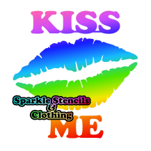 Kisss Me Glitter Tattoo