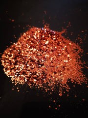 Rose Gold Chunky Glitter Mix